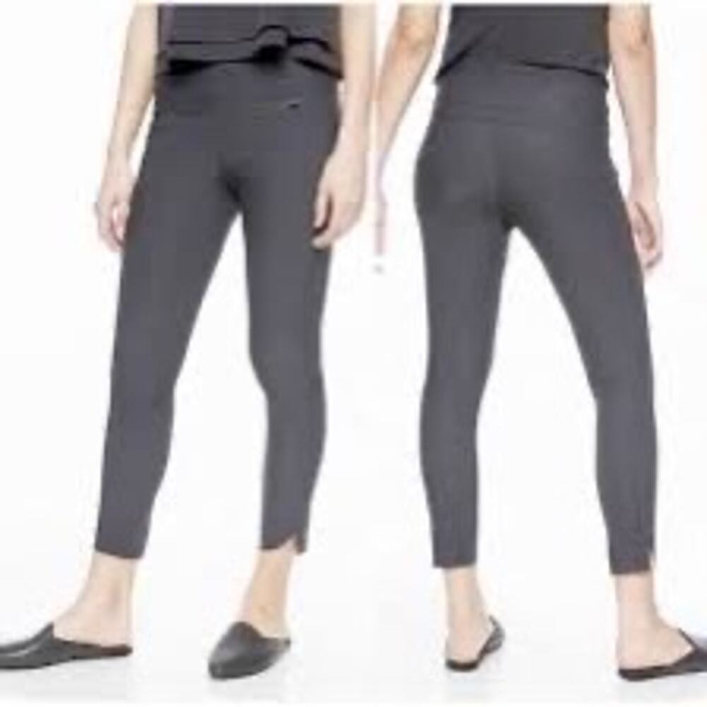 Athleta Stellar Crop Pant Charcoal Gray 210237 Womens Size XS EUC